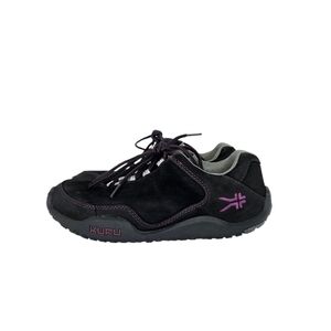 Women's KURU Chicane Jet Black Boysenberry Leather Sneakers Boots-Size 8.5 Wide